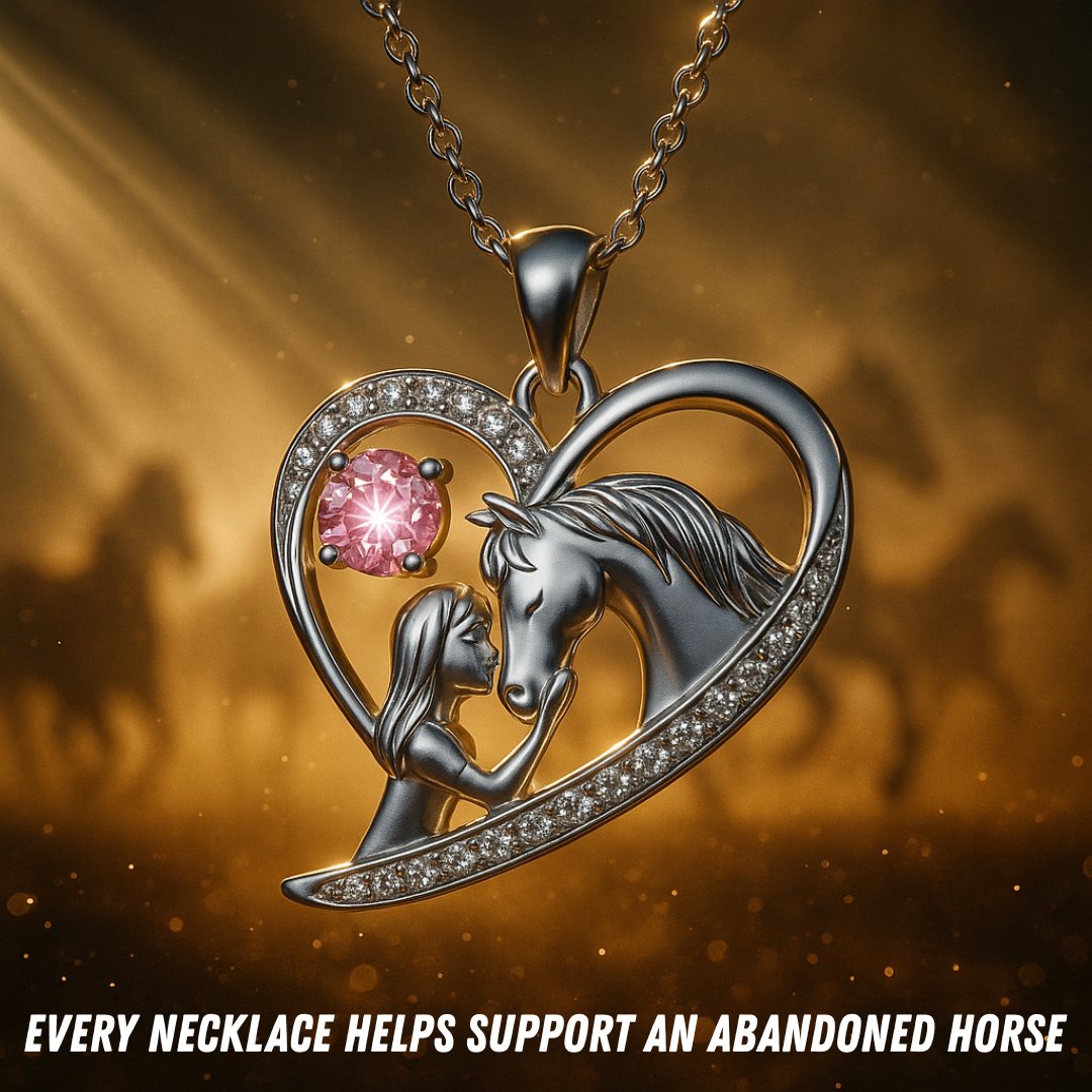 Horse Mission Stallion Necklace (925 Sterling Silver)