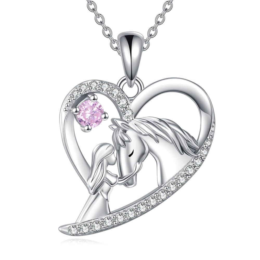 Horse Mission Stallion Necklace (925 Sterling Silver)