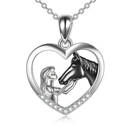 Horse Mission Rescue Necklace (925 Sterling Silver)