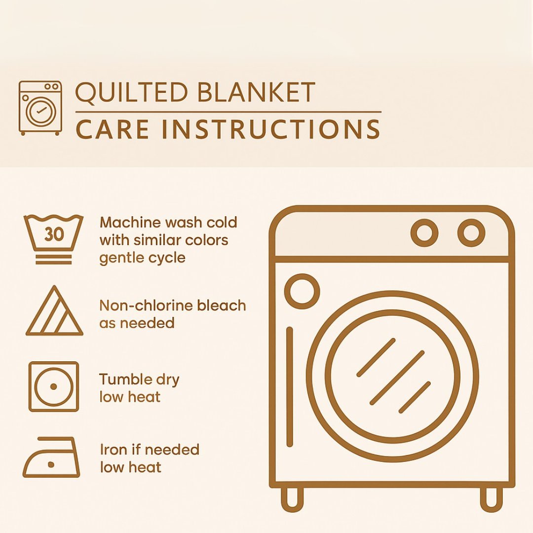 Horse Mission Quilted Blanket