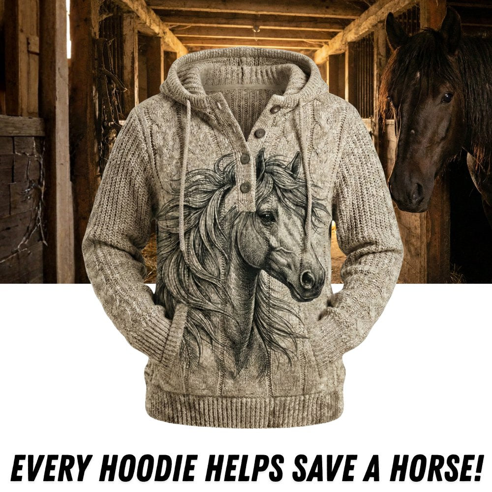 Horse Mission Knit Hoodie