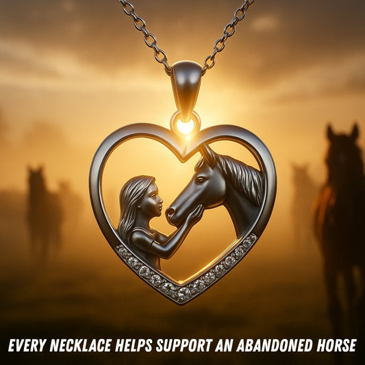 Horse Mission Rescue Necklace (925 Sterling Silver)