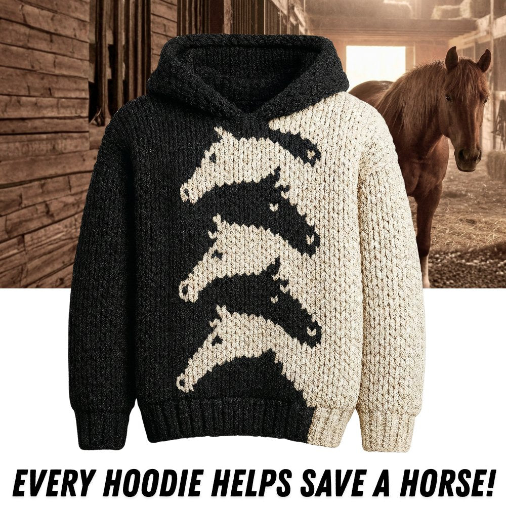 Save the Horses™ Knit Hoodie