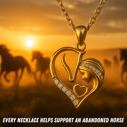 Horse Mission Steed Necklace (10K Gold)