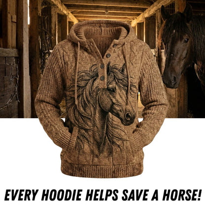 Horse Mission Knit Hoodie