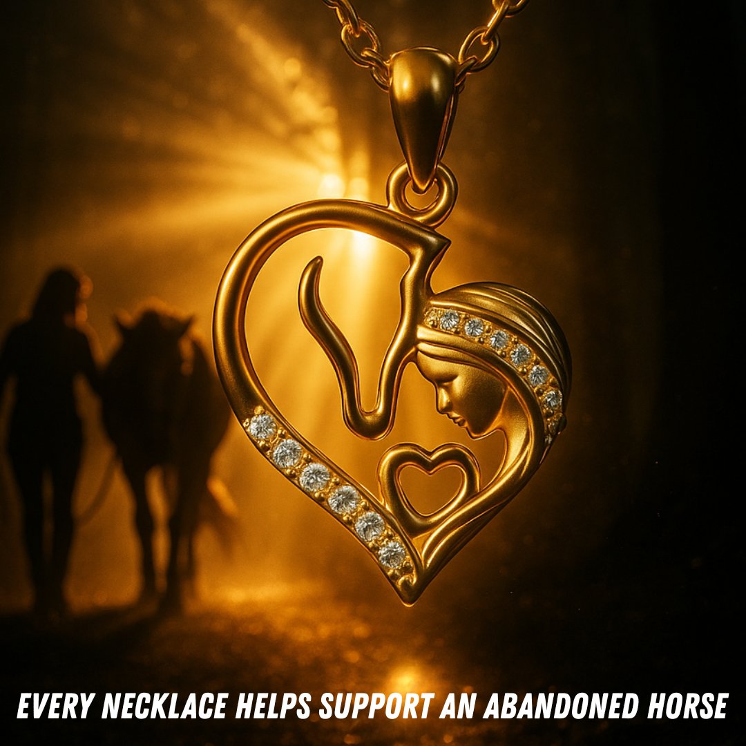Horse Mission Steed Necklace (10K Gold)