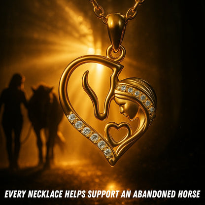 Horse Mission Steed Necklace (10K Gold)