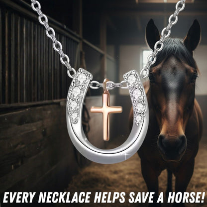 Horse Mission Silver Necklace
