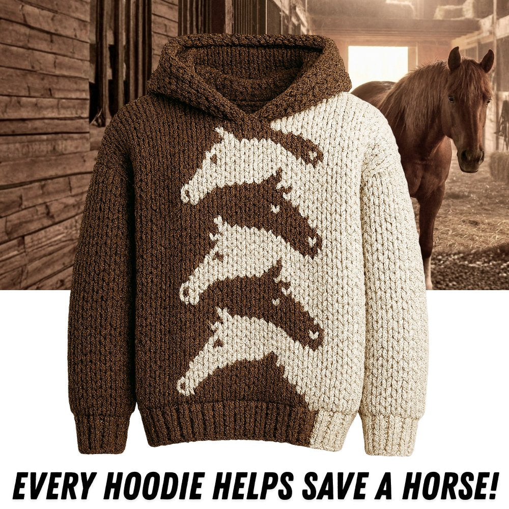 Save the Horses™ Knit Hoodie