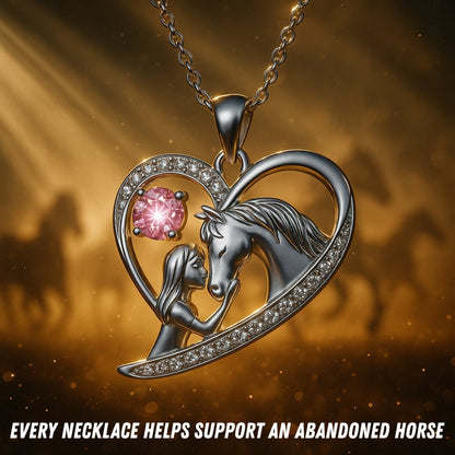 Horse Mission Stallion Necklace (925 Sterling Silver)