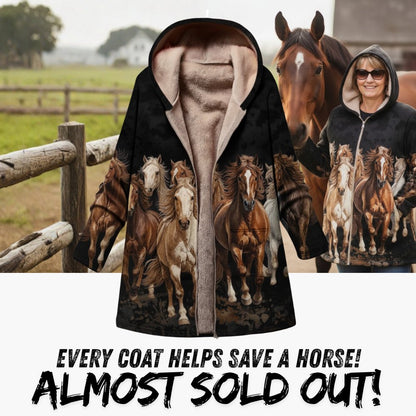 Women's Winter Warm Horse Coat