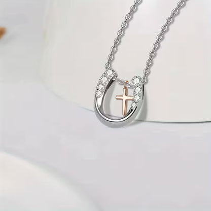 Horse Mission Silver Necklace