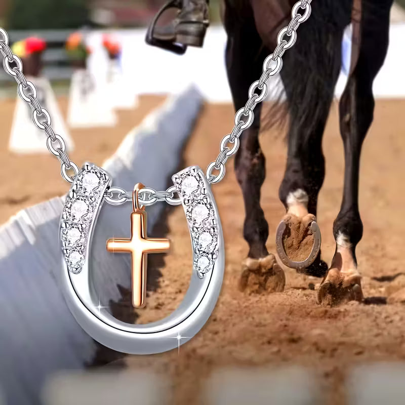 Horse Mission Silver Necklace